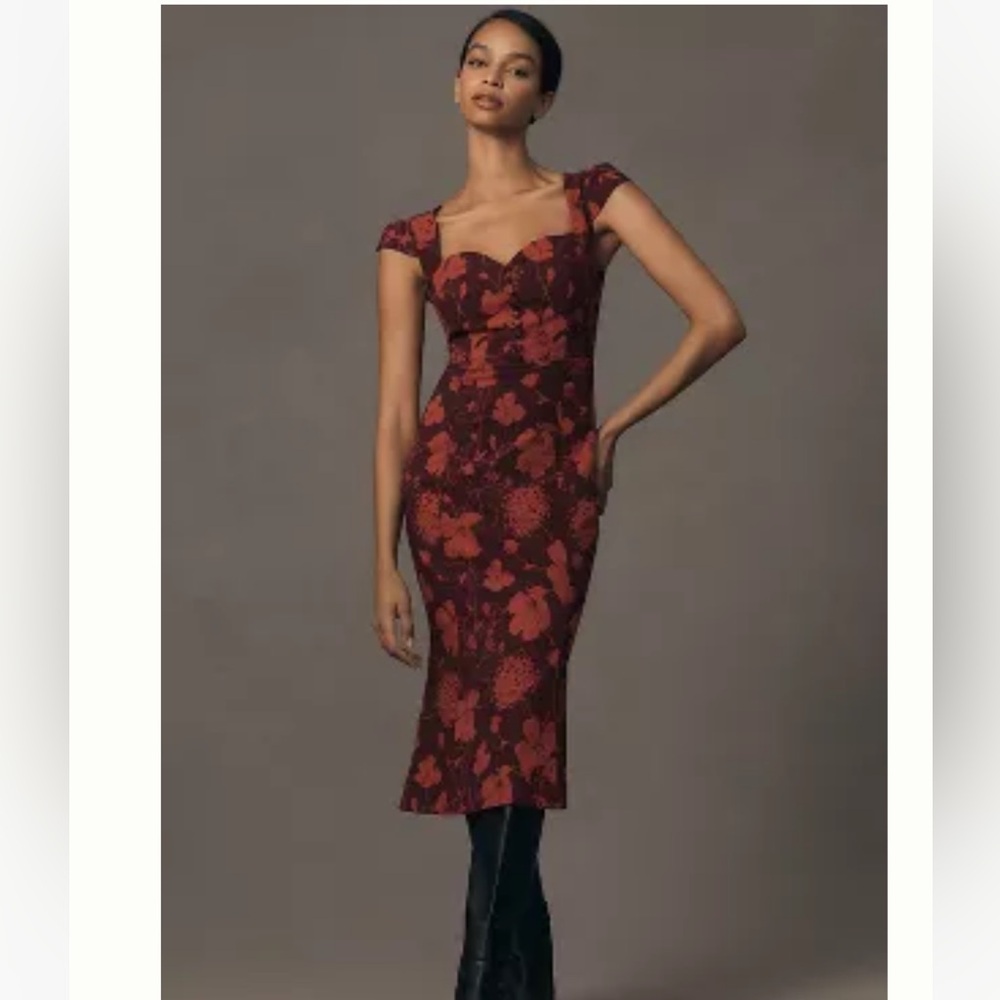 THE CECILY FIT & FLARE SWEETHEART DRESS BY MAEVE